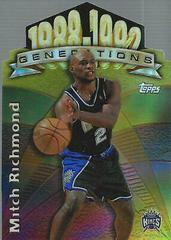 Mitch Richmond Basketball Cards 1997 Topps Generations Prices