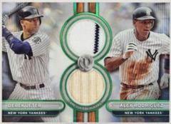 Alex Rodriguez / Derek Jeter [Green Dual Player] #DR2-JRO Baseball Cards 2024 Topps Tribute Dual Relic Prices