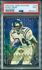 Randy Moss [HoloGold] #106 Football Cards 2000 Collector's Edge Masters Prices