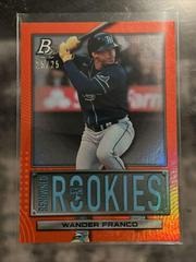 Wander Franco [Orange] #RR-2 Baseball Cards 2022 Bowman Platinum Renowned Rookies Prices