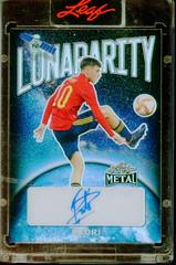 Pedri Soccer Cards 2022 Leaf Metal Lunararity Autographs Prices