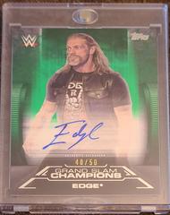 Edge [Green] #GA-E Wrestling Cards 2021 Topps WWE Undisputed Grand Slam Champions Autographs Prices