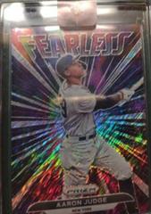 Aaron Judge [Shimmer Prizm] #FL-6 Baseball Cards 2022 Panini Prizm Fearless Prices