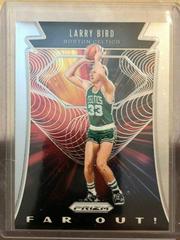 Larry Bird [Silver Prizm] #6 Basketball Cards 2019 Panini Prizm Far Out Prices