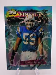 Junior Seau [Refractor w/ Coating] Football Cards 1995 Topps Finest Boosters Prices