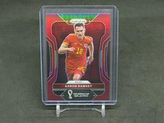 Aaron Ramsey [Maroon] #295 Soccer Cards 2022 Panini Prizm World Cup Prices