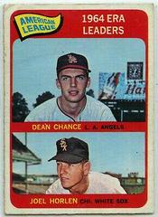 AL ERA Leaders #7 Baseball Cards 1965 Topps Prices