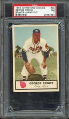 George Crowe [Hand Cut] Baseball Cards 1955 Johnston Cookies Braves Prices