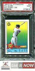 Will Clark, Will Clark Baseball Cards 1989 O Pee Chee Stickers Prices