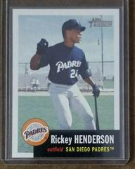 Rickey Henderson #332 Baseball Cards 2002 Topps Heritage Prices