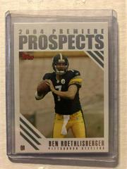 Ben Roethlisberger #PP1 Football Cards 2004 Topps Premiere Prospects Prices