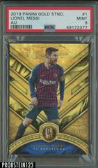 Lionel Messi [AU] Soccer Cards 2019 Panini Gold Standard Prices