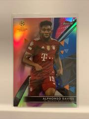 Alphonso Davies [Red] Soccer Cards 2021 Topps Finest UEFA Champions League Prices