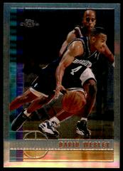 David Wesley Basketball Cards 1997 Topps Chrome Prices