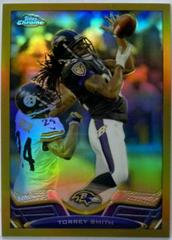 Torrey Smith [Gold Refractor] #193 Football Cards 2013 Topps Chrome Prices