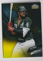 Eloy Jimenez [Gold Refractor] #4 Baseball Cards 2021 Topps Chrome Black Prices