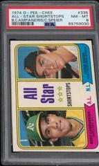 All Star Shortstops [B. Campaneris, C. Speier] #335 Baseball Cards 1974 O Pee Chee Prices