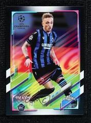 Noa Lang [Neon Green] Soccer Cards 2020 Topps Chrome UEFA Champions League Prices