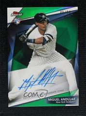 Miguel Andujar [Green Refractor] #FFA-MA Baseball Cards 2018 Topps Finest Firsts Autographs Prices