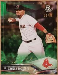 Xander Bogaerts [Green Icy Foil] #3 Baseball Cards 2022 Bowman Platinum Prices