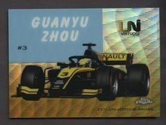 Guanyu Zhou [Gold Wave] #54W-26 Racing Cards 2020 Topps Chrome Formula 1 1954 World on Wheels Prices