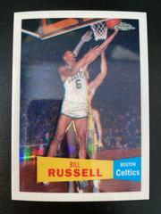 Bill Russell [1957 White Refractor Autograph] #6 Basketball Cards 2007 Topps Chrome Prices