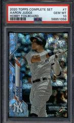 Aaron Judge [Hobby Foilboard] #7 Baseball Cards 2020 Topps Complete Set Prices