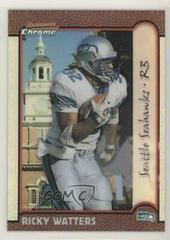 Ricky Watters [Interstate Refractor] #107 Football Cards 1999 Bowman Chrome Prices