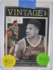 Giannis Antetokounmpo [Metal Frame] #296 Basketball Cards 2019 Panini Noir Prices