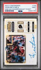 John Metchie III [SP Variation Autograph Championship Ticket] #125V Football Cards 2022 Panini Contenders Prices