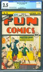 More Fun Comics #36 (1938) Comic Books More Fun Comics Prices