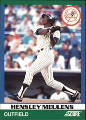 Hensley Meulens #84 Baseball Cards 1991 Score Rising Stars Prices
