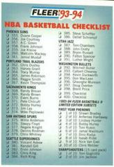 Checklist Basketball Cards 1993 Fleer Prices