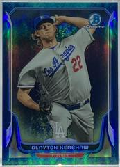 Clayton Kershaw [Bubbles Refractor] #158 Baseball Cards 2014 Bowman Chrome Prices
