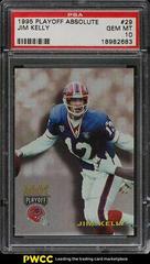 Jim Kelly #29 Football Cards 1995 Playoff Absolute Prices