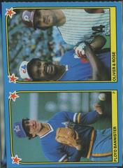 Floyd Bannister [Oliver & Rose] Baseball Cards 1983 Fleer Sticker Panel Prices