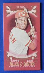 Joe Morgan [Mini Red] #209 Baseball Cards 2021 Topps Allen & Ginter X Prices