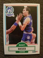 Randy Breuer #111 Basketball Cards 1990 Fleer Prices