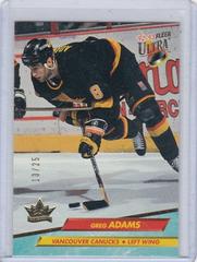 Greg Adams #217 Hockey Cards 1992 Ultra Prices