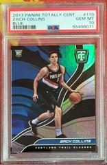 Zach Collins [Blue] #110 Basketball Cards 2017 Panini Totally Certified Prices