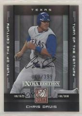 Chris Davis [Turn of the Century Autograph] #19 Baseball Cards 2008 Donruss Elite Extra Edition Prices