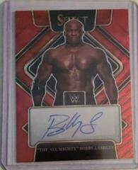 The All Mighty Bobby Lashley [Red Wave Prizm] #SG-BLH Wrestling Cards 2022 Panini Select WWE Signatures Prices