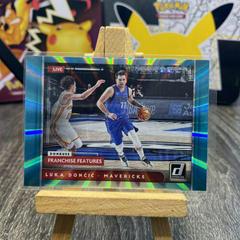 Luka Doncic [Teal Laser] Basketball Cards 2021 Panini Donruss Franchise Features Prices