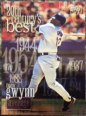 Tony Gwynn #229 Baseball Cards 2000 Topps 20th Century's Best Prices