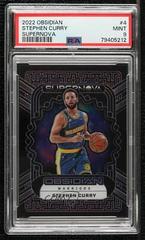 Stephen Curry #4 Basketball Cards 2022 Panini Obsidian Supernova Prices