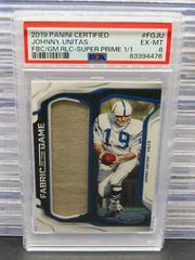 Johnny Unitas #FG-JU Football Cards 2019 Panini Certified Fabric of the Game Prices