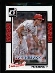 Pete Rose [Gold Press Proof] #192 Baseball Cards 2014 Donruss Prices