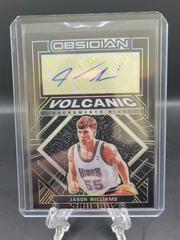 Jason Williams [Yellow] Basketball Cards 2021 Panini Obsidian Volcanic Signatures Prices