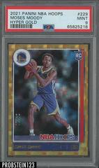 Moses Moody [Hyper Gold] Basketball Cards 2021 Panini Hoops Prices