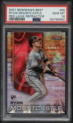 Ryan Mountcastle [Red Lava Refractor] #65 Baseball Cards 2021 Bowman’s Best Prices